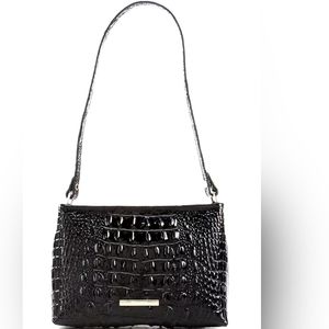 Brahmin Melbourne Collection Lorelei Crocodile-Embossed Shoulder Bag